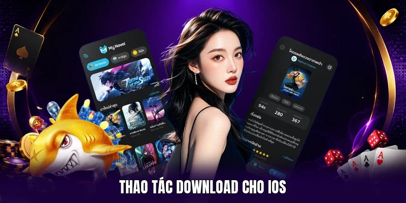 Thao tác download cho IOS